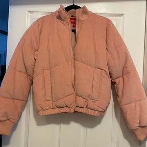 Small Guess pink puffer jacket